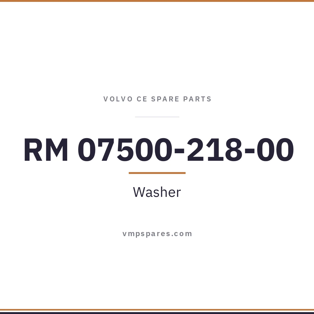 RM 07500-218-00 – Washer