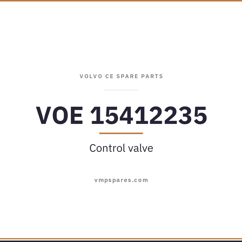 VOE 15412235 – Control valve