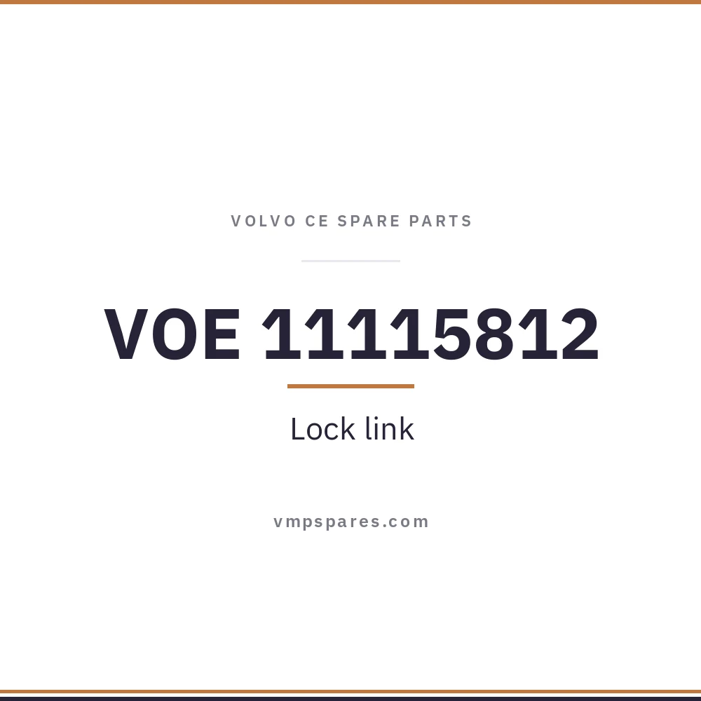VOE 11115812 – Lock link