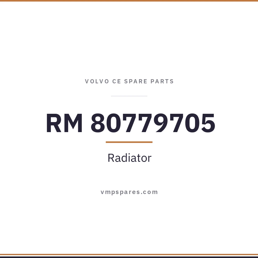 RM 80779705 – Radiator
