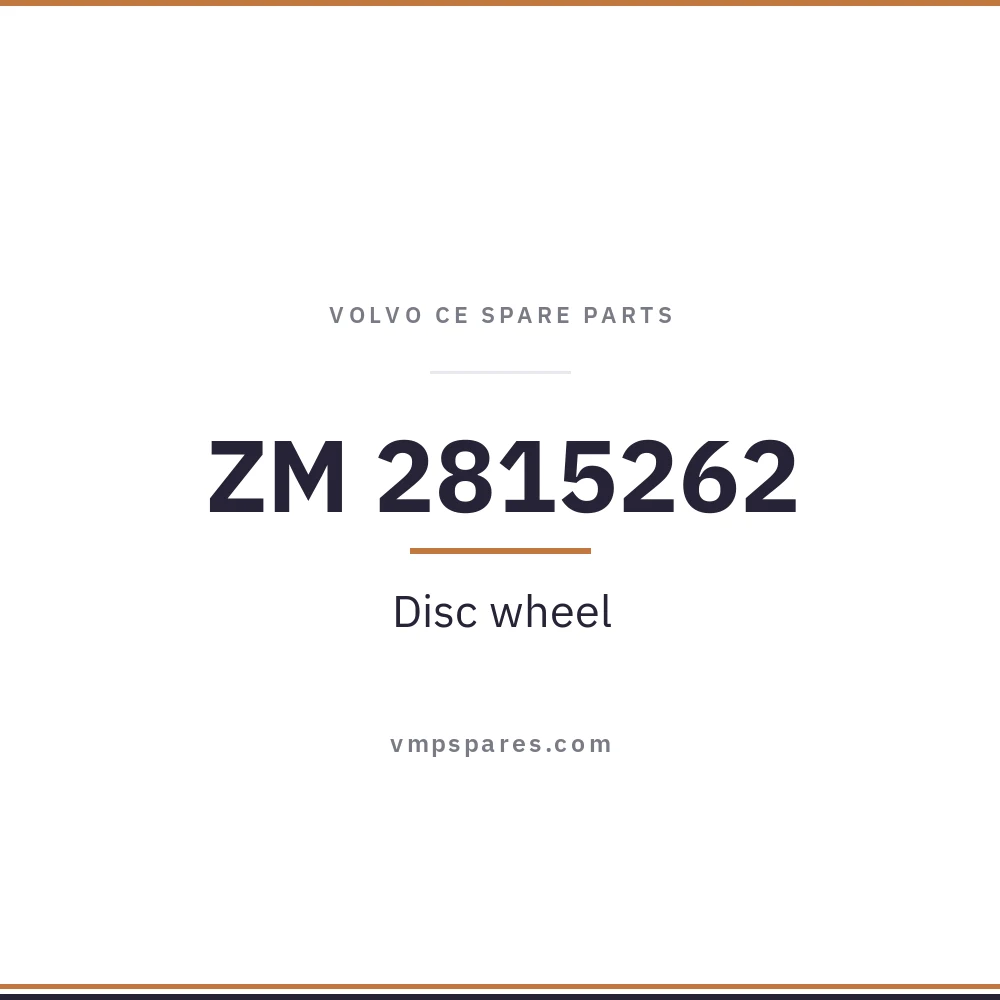 ZM 2815262 – Disc wheel