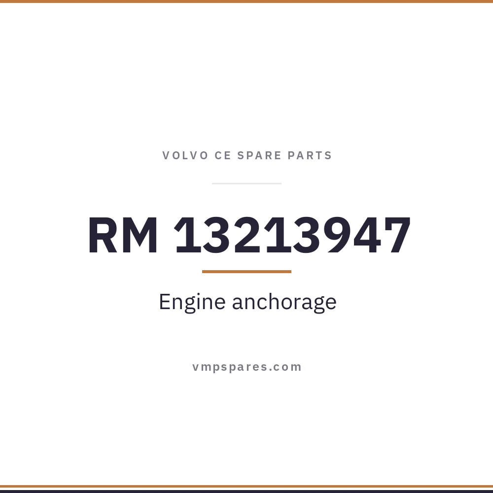 RM 13213947 – Engine anchorage