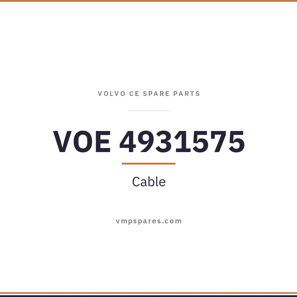 VOE 4931575 – Cable