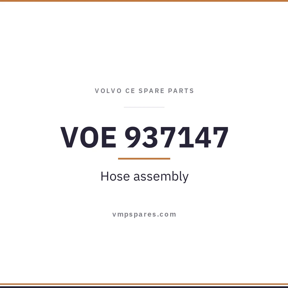 VOE 937147 – Hose assembly