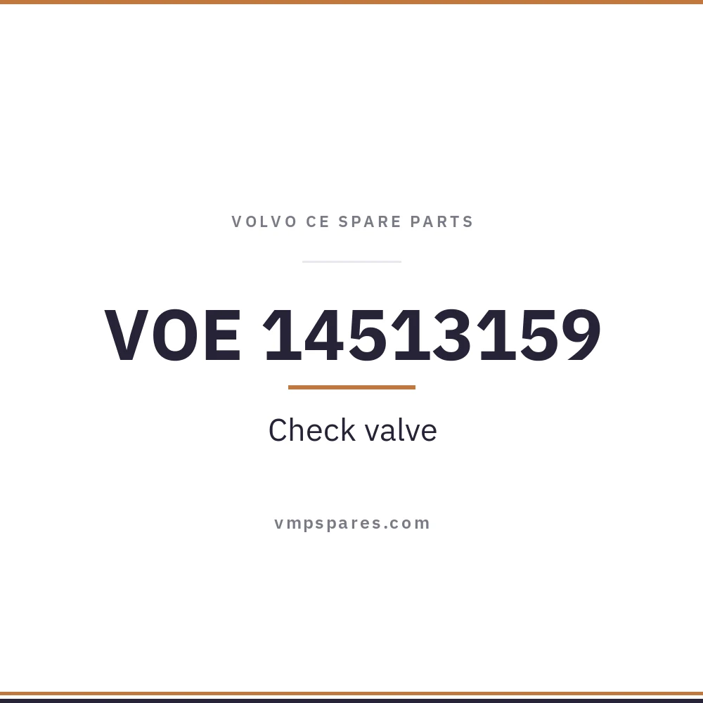 VOE 14513159 – Check valve