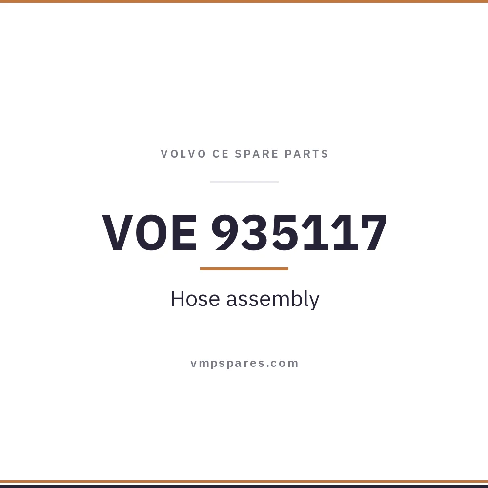 VOE 935117 – Hose assembly