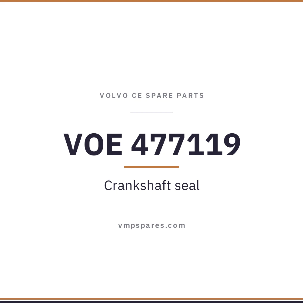 VOE 477119 – Crankshaft seal