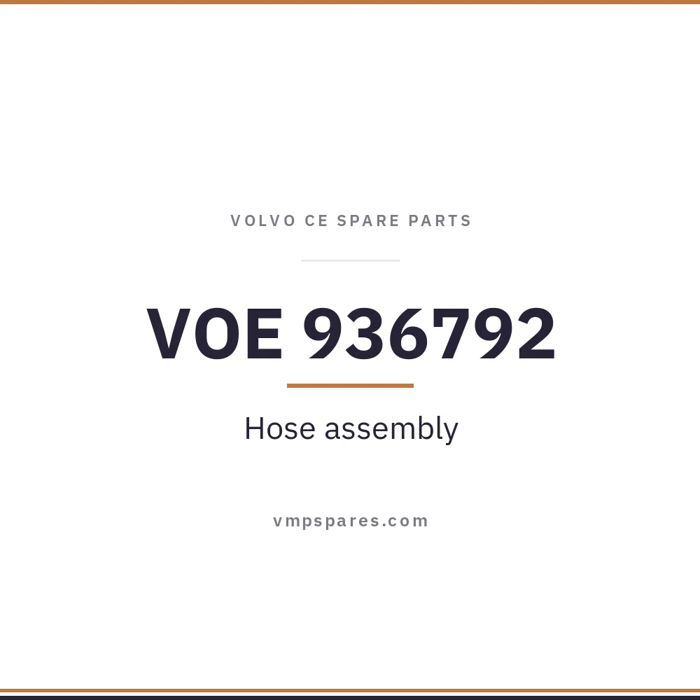 VOE 936792 – Hose assembly