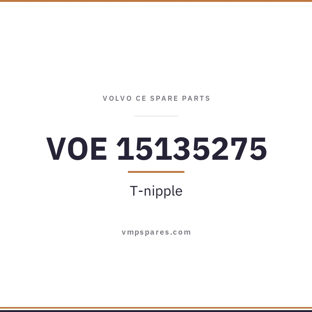 VOE 15135275 – T-nipple