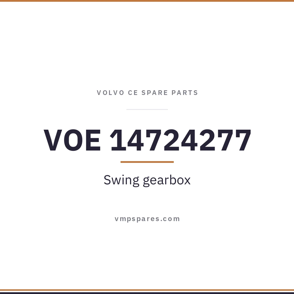 VOE 14724277 – Swing gearbox