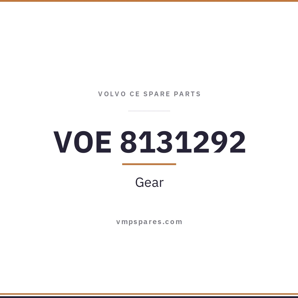 VOE 8131292 – Gear