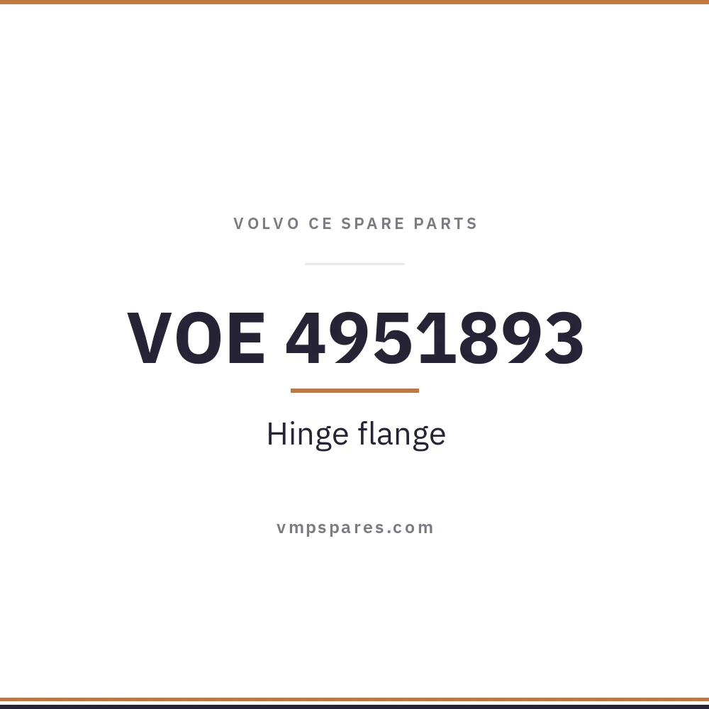 VOE 4951893 – Hinge flange