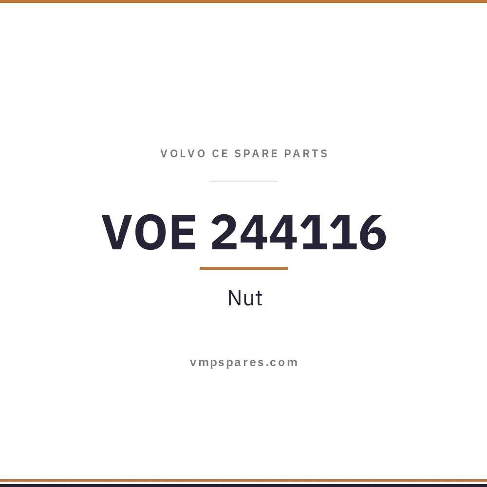 VOE 244116 – Nut