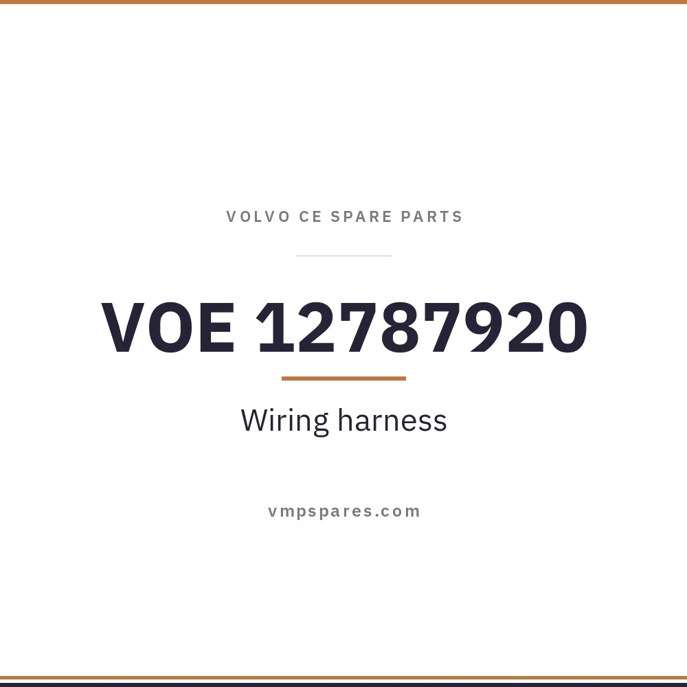 VOE 12787920 – Wiring harness