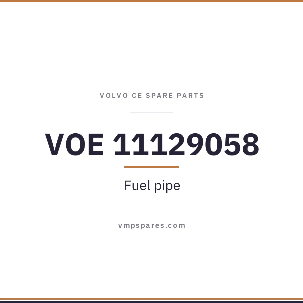 VOE 11129058 – Fuel pipe