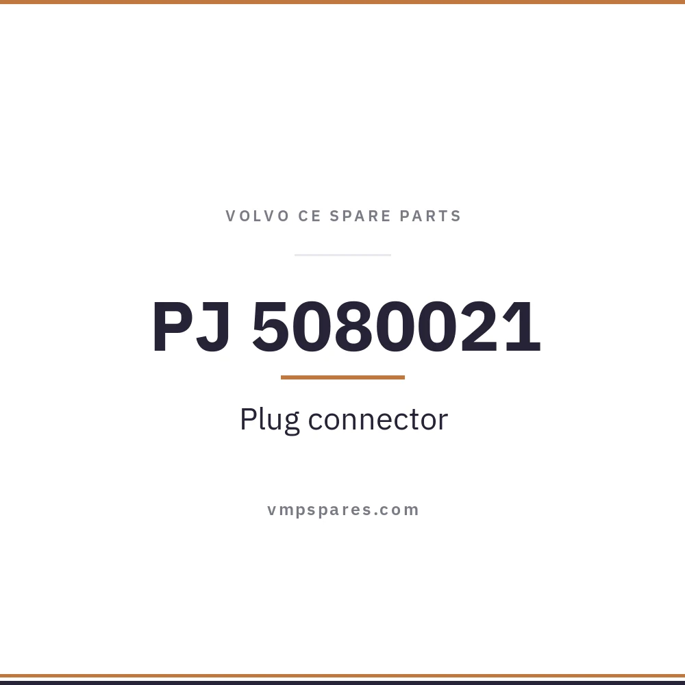 PJ 5080021 – Plug connector