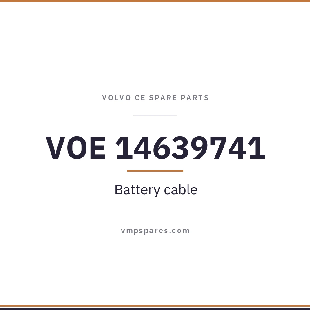 VOE 14639741 – Battery cable