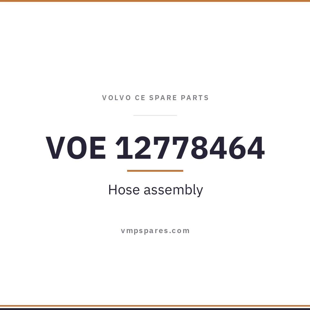 VOE 12778464 – Hose assembly