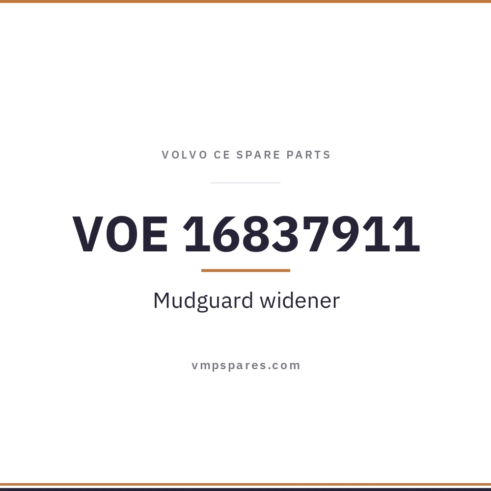VOE 16837911 – Mudguard widener