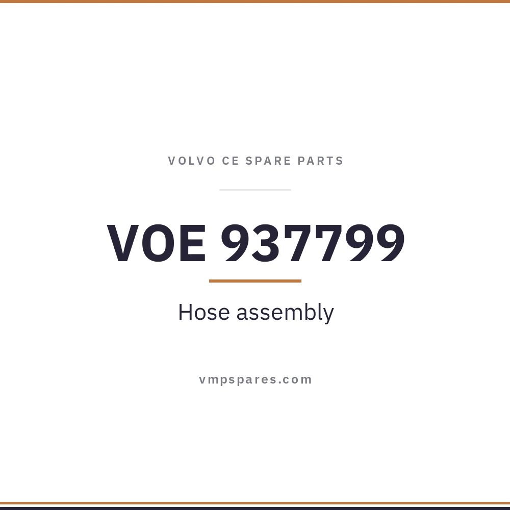 VOE 937799 – Hose assembly