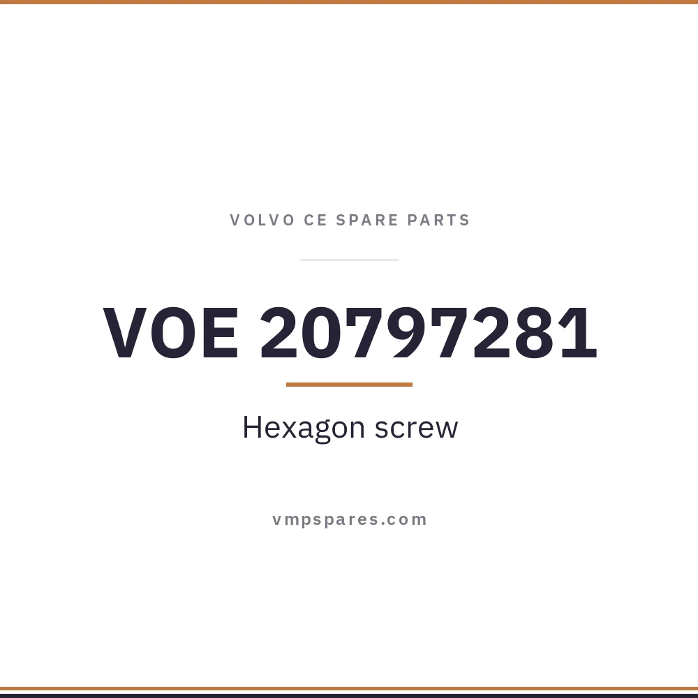 VOE 20797281 – Hexagon screw