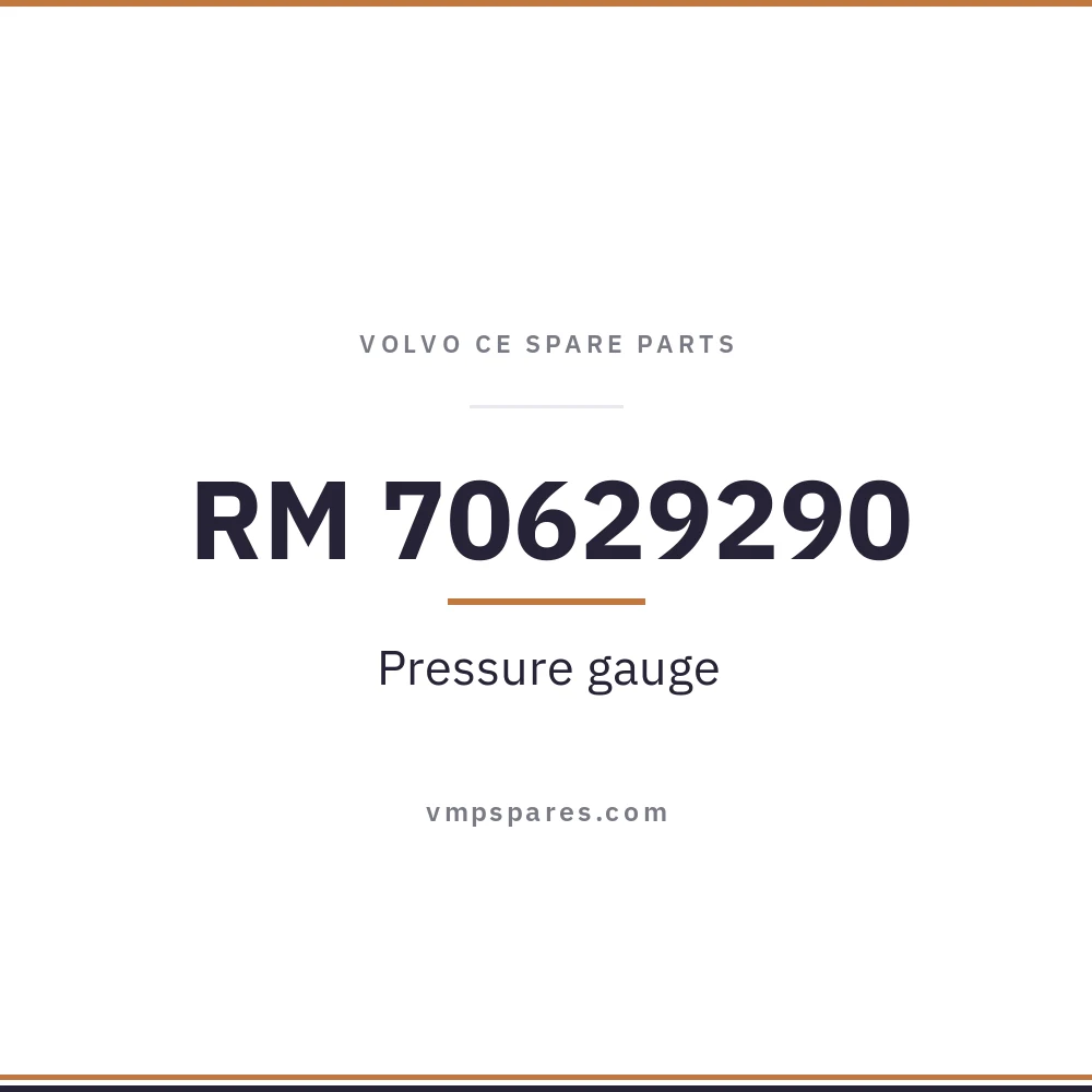 RM 70629290 – Pressure gauge