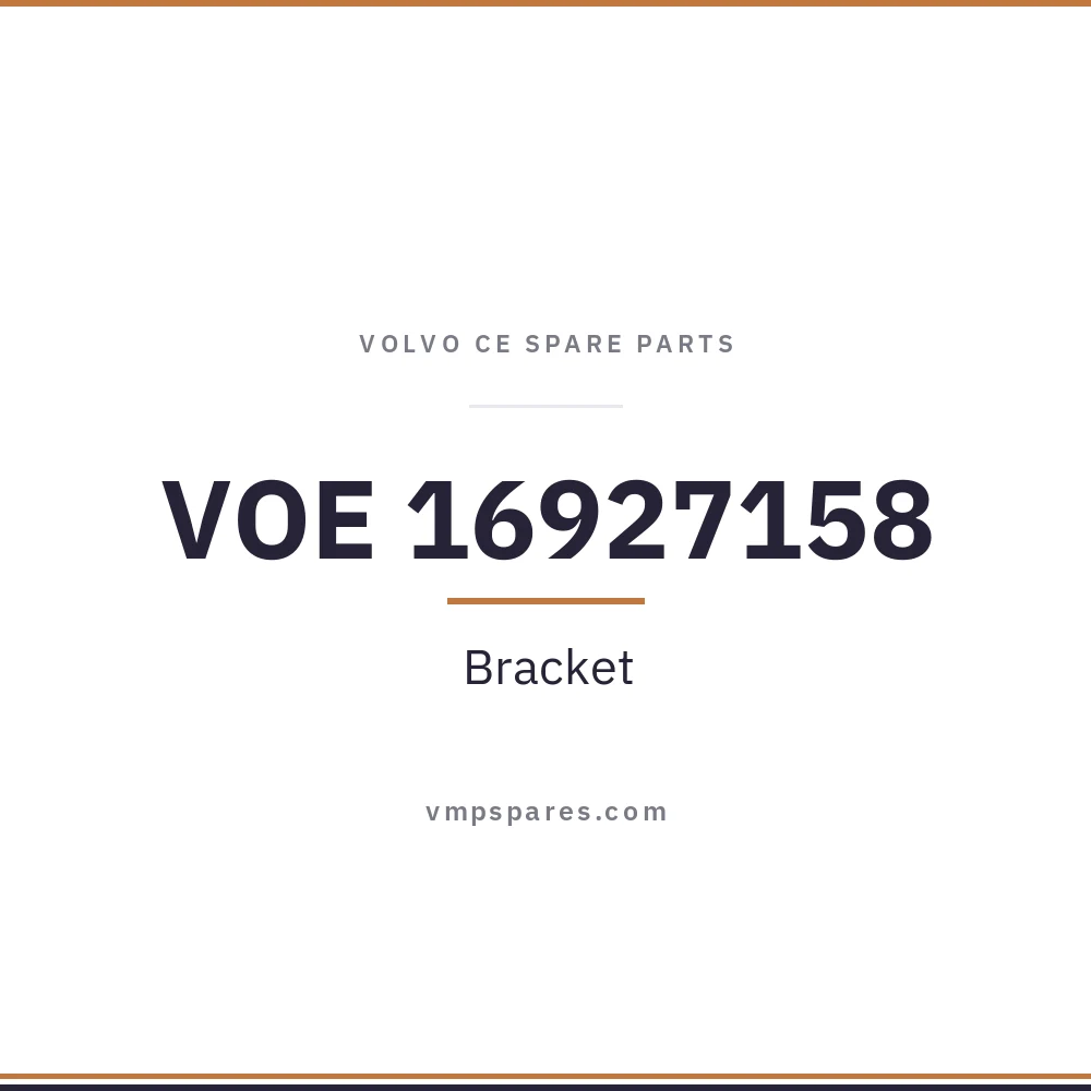 VOE 16927158 – Bracket