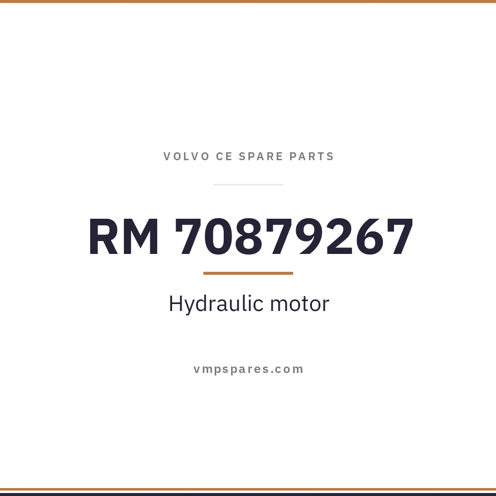 RM 70879267 – Hydraulic motor