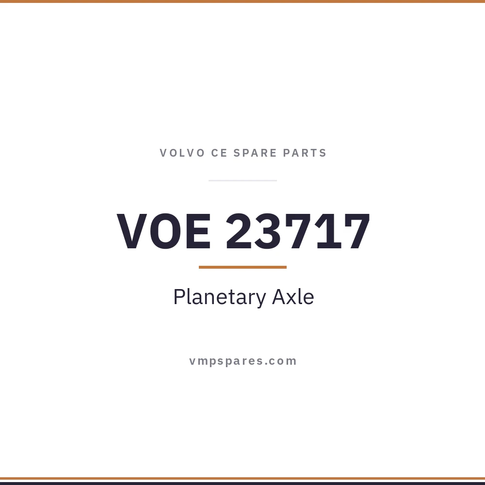 VOE 23717 – Planetary Axle