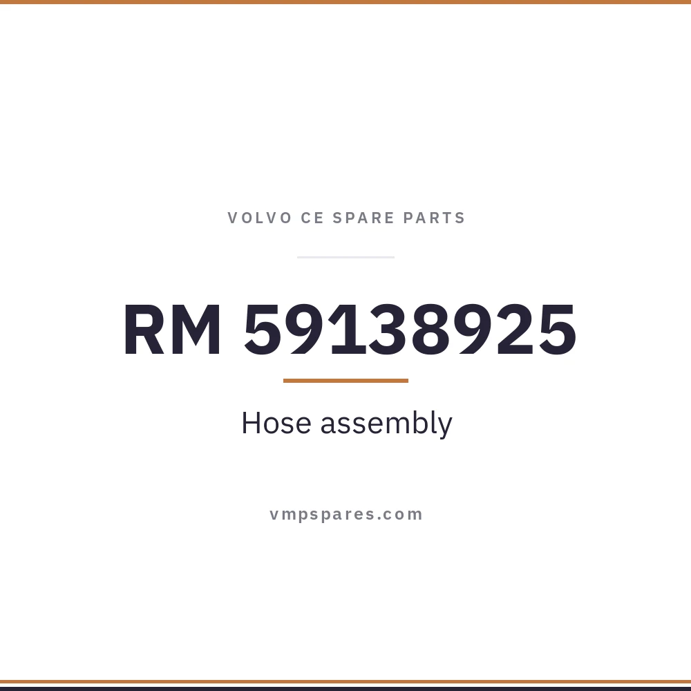 RM 59138925 – Hose assembly