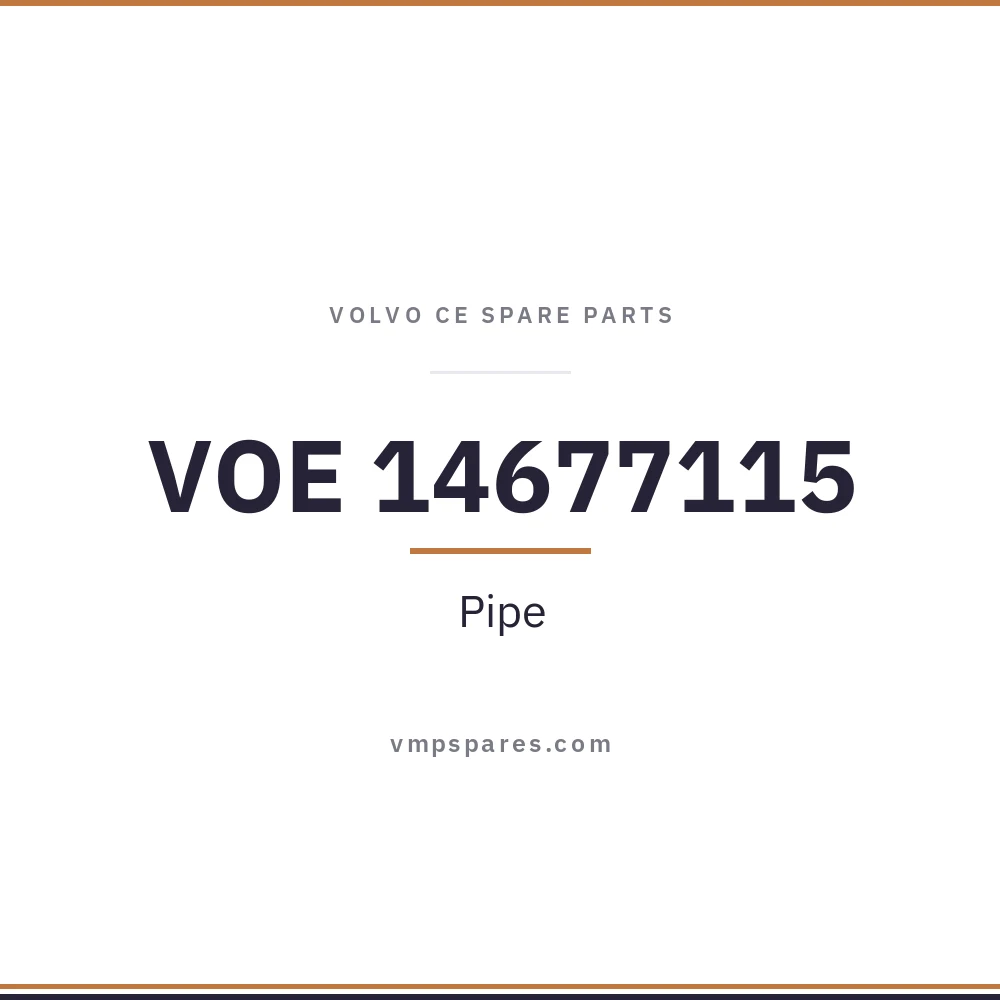 VOE 14677115 – Pipe