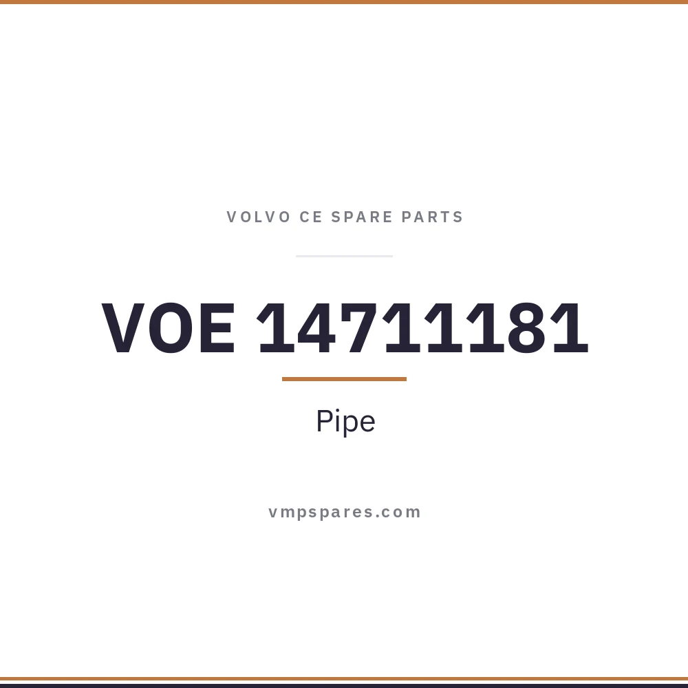 VOE 14711181 – Pipe