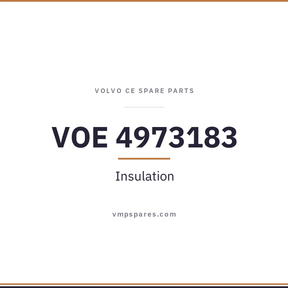 VOE 4973183 – Insulation