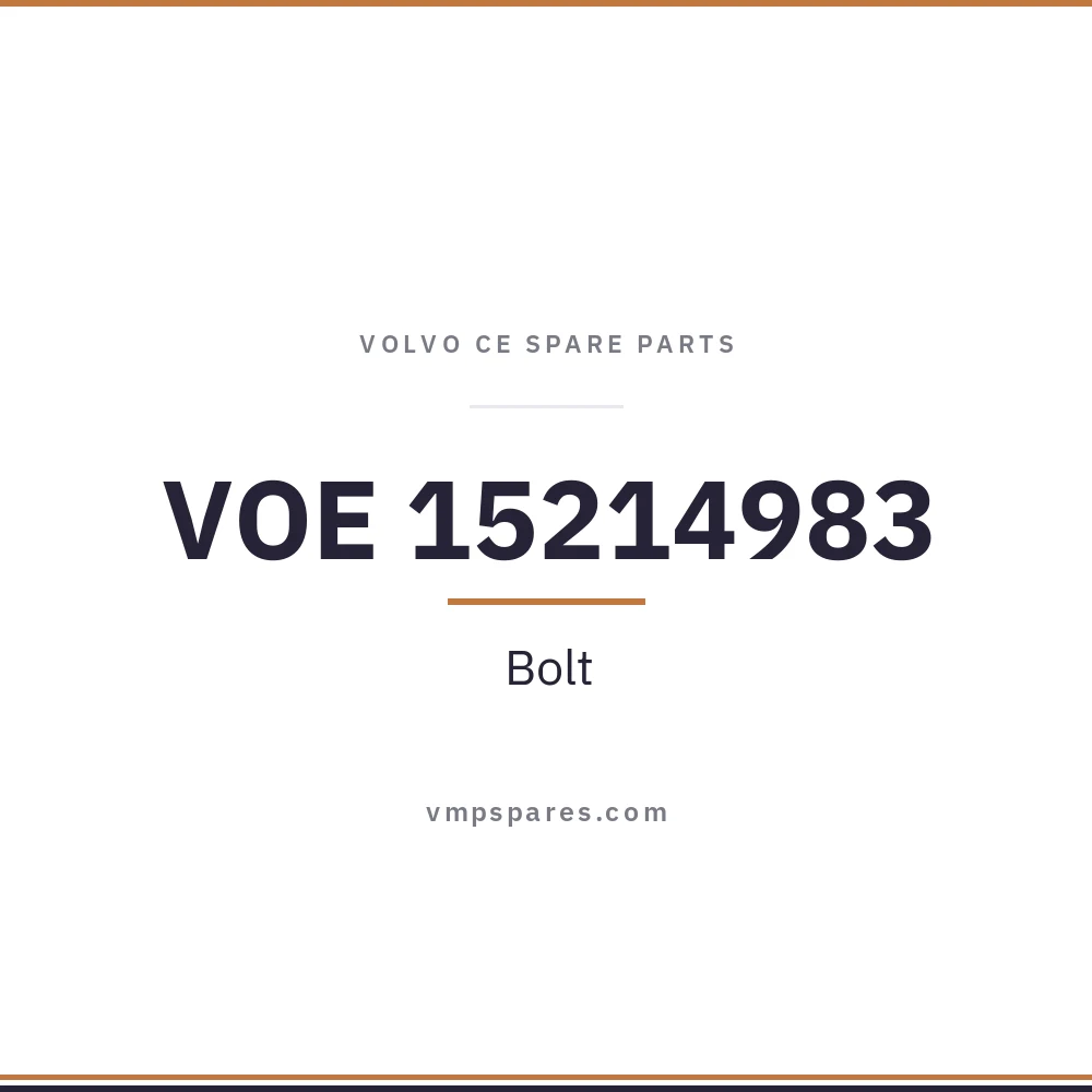 VOE 15214983 – Bolt