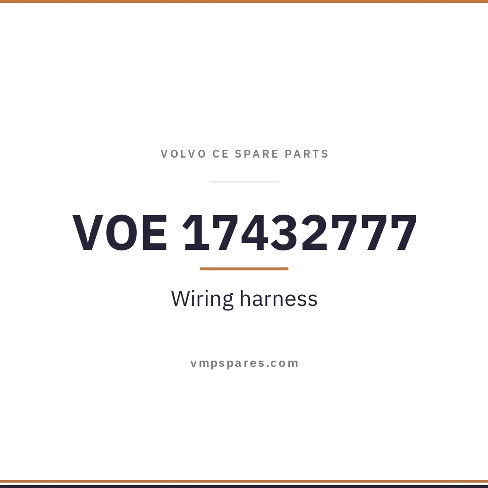 VOE 17432777 – Wiring harness