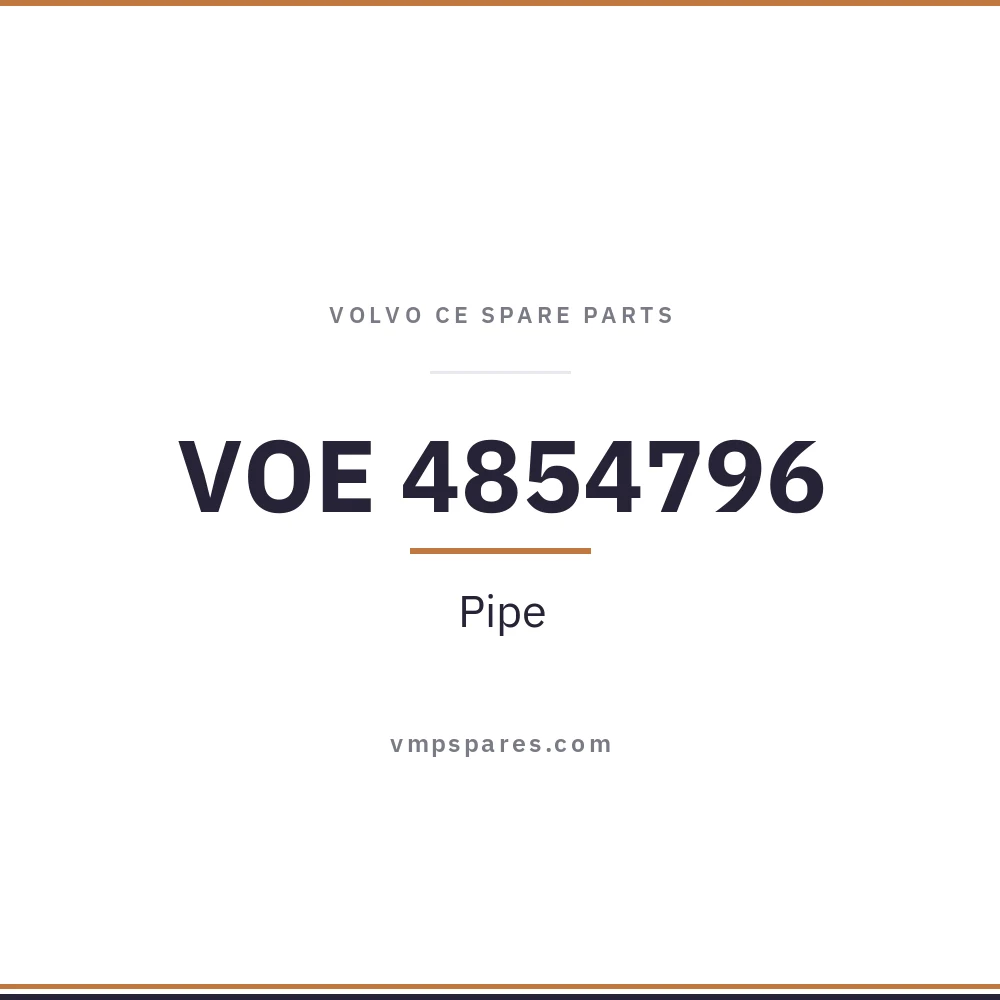 VOE 4854796 – Pipe