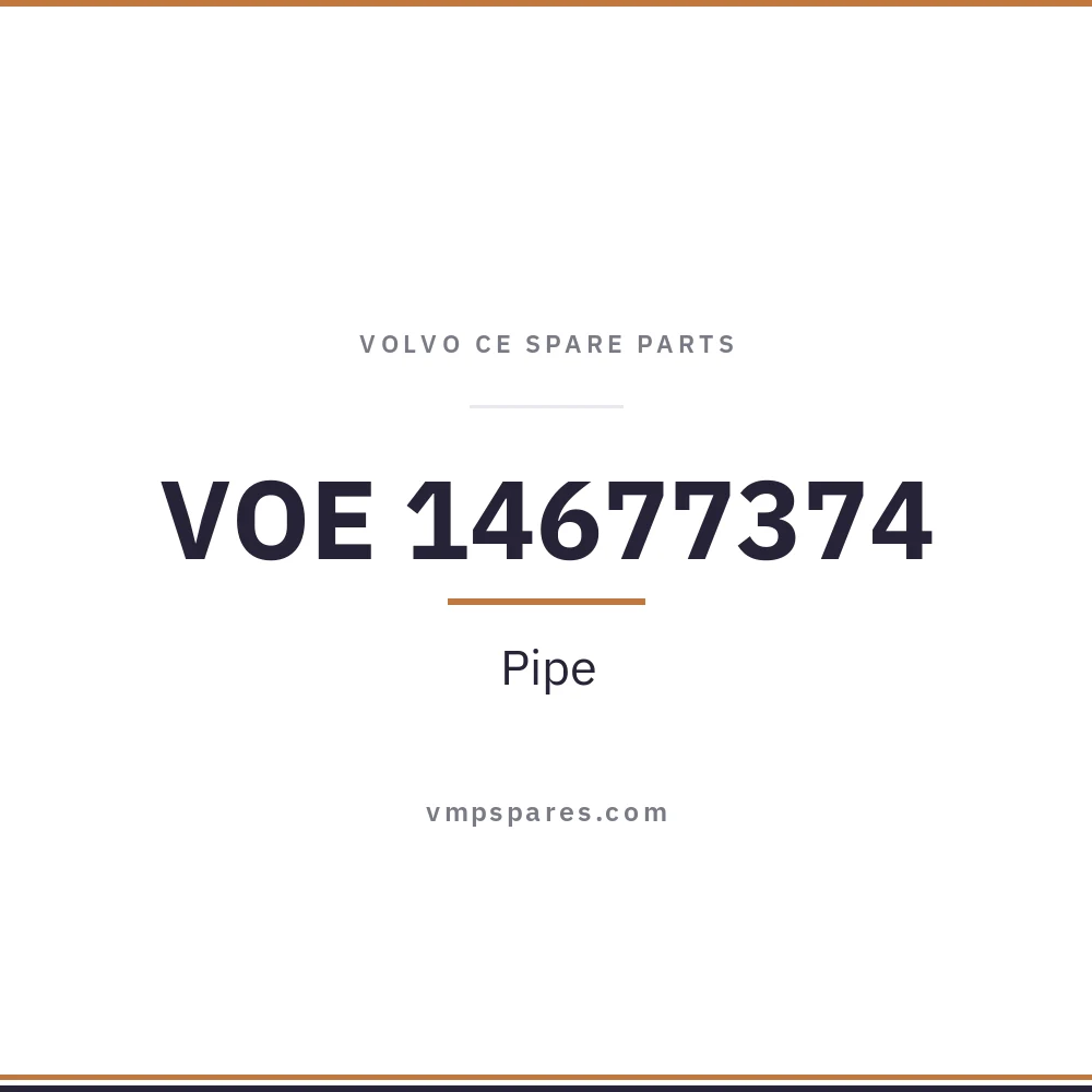 VOE 14677374 – Pipe