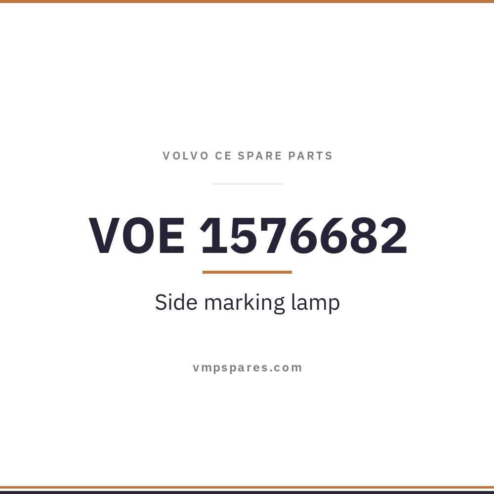 VOE 1576682 – Side marking lamp