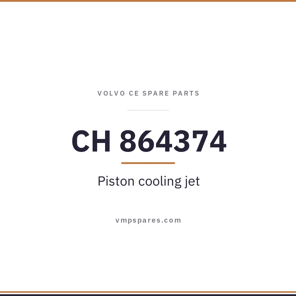 CH 864374 – Piston cooling jet