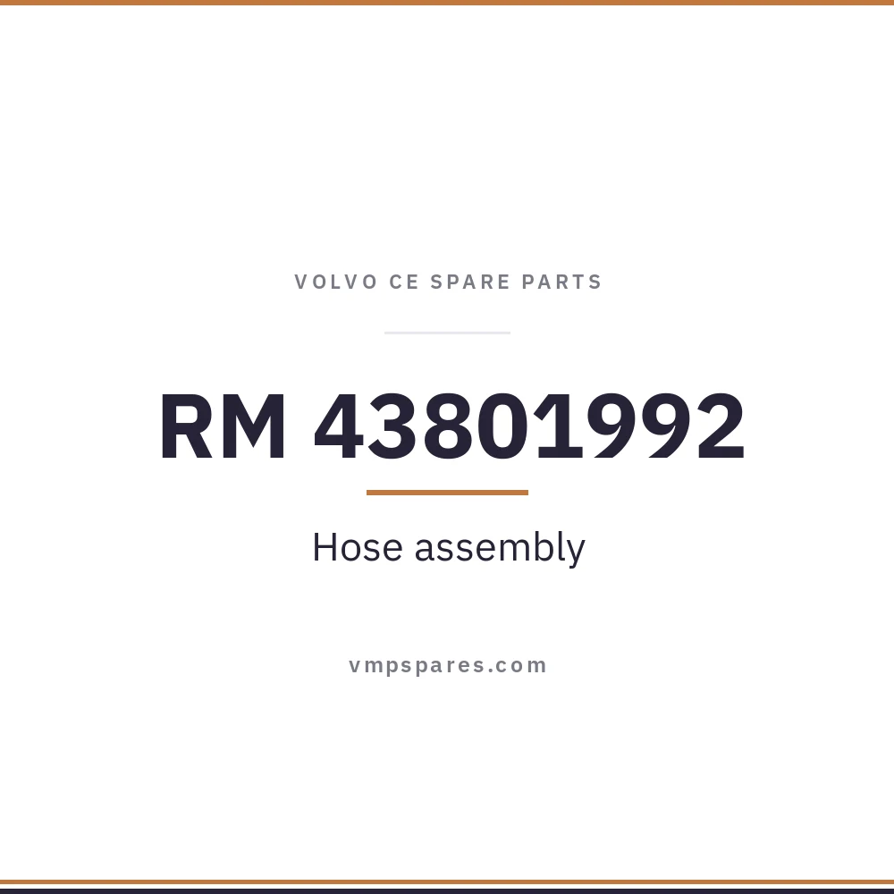 RM 43801992 – Hose assembly