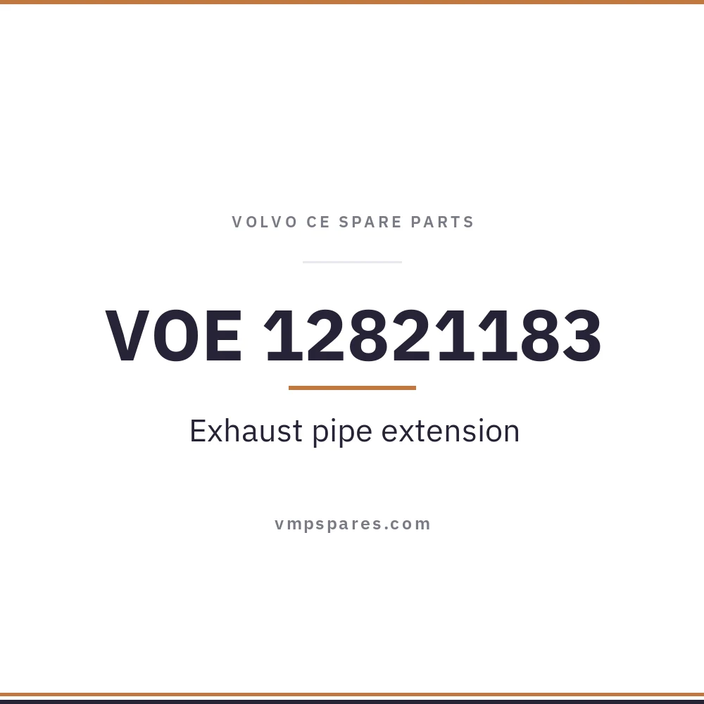 VOE 12821183 – Exhaust pipe extension