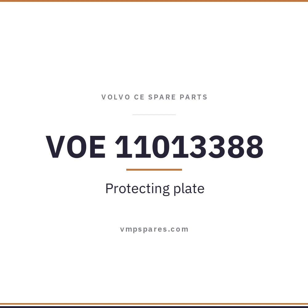 VOE 11013388 – Protecting plate