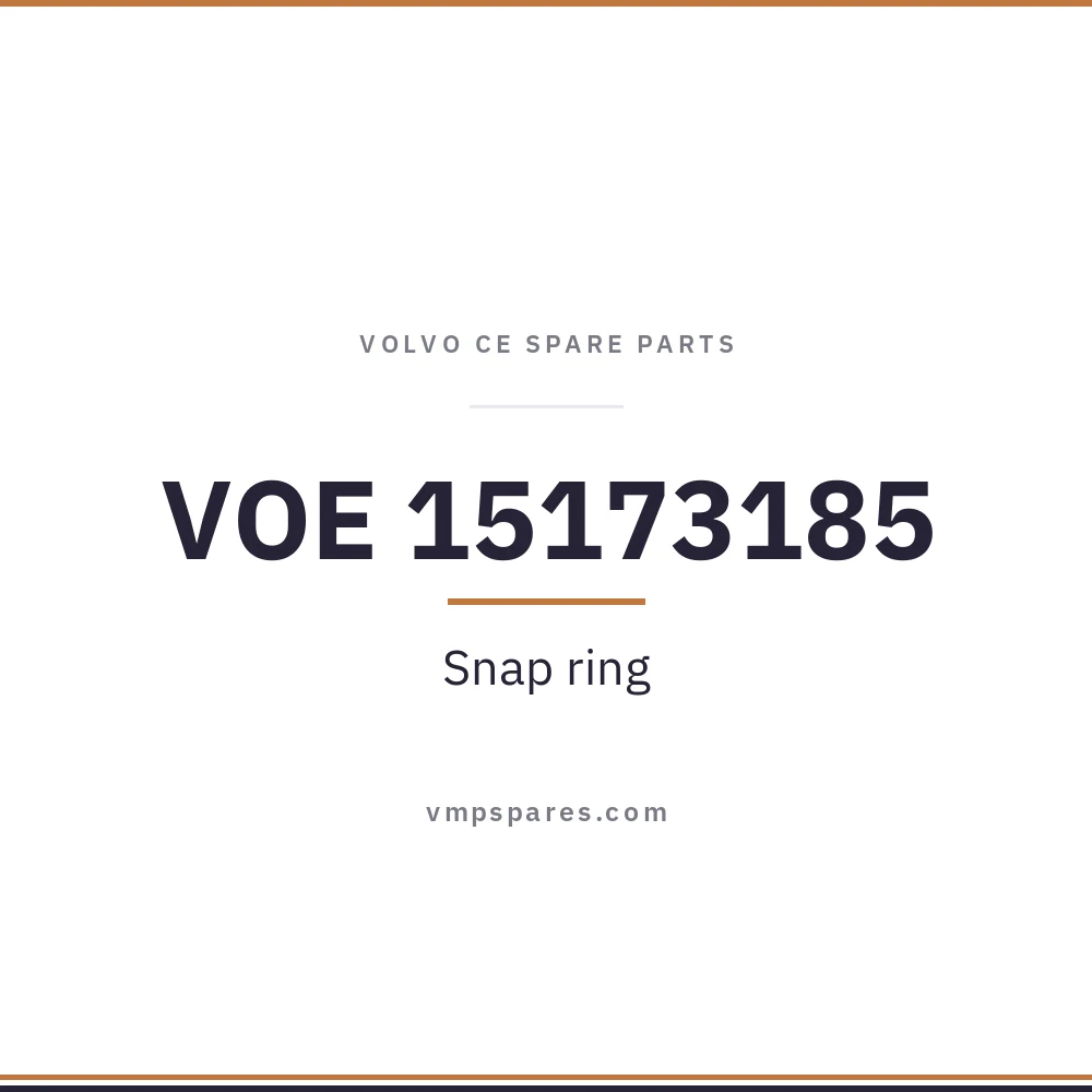VOE 15173185 – Snap ring