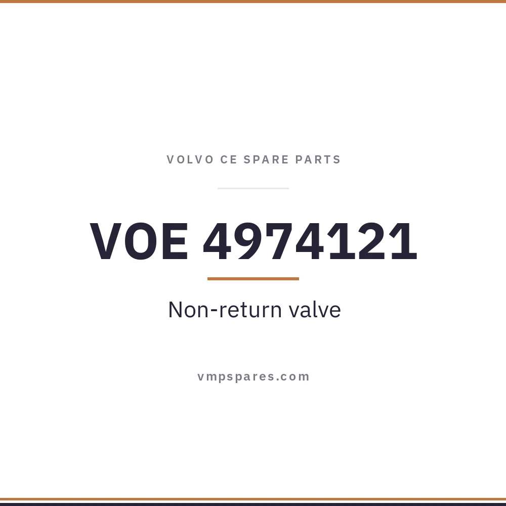 VOE 4974121 – Non-return valve