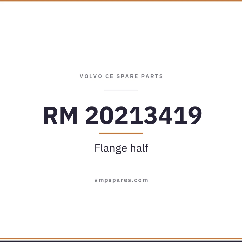 RM 20213419 – Flange half