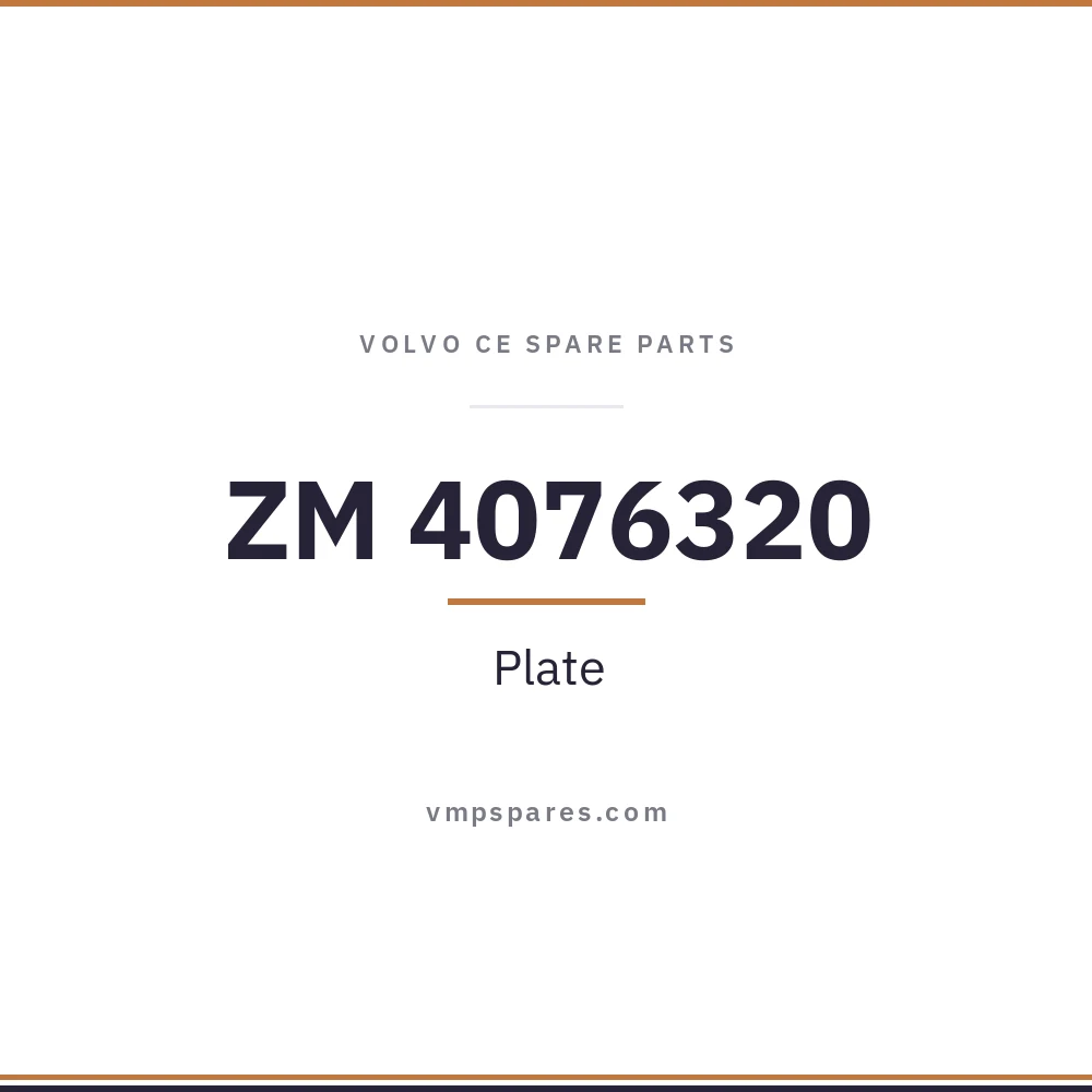 ZM 4076320 – Plate