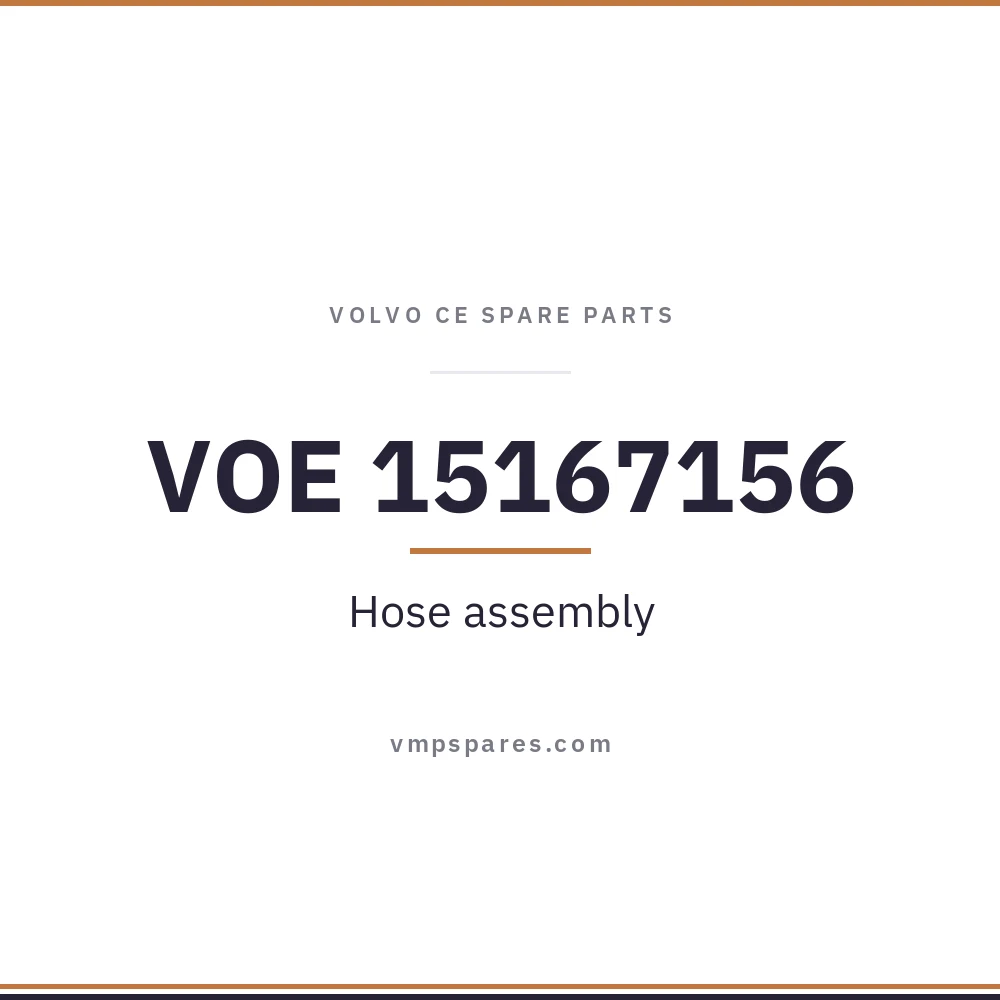 VOE 15167156 – Hose assembly