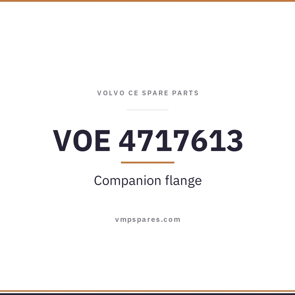 VOE 4717613 – Companion flange