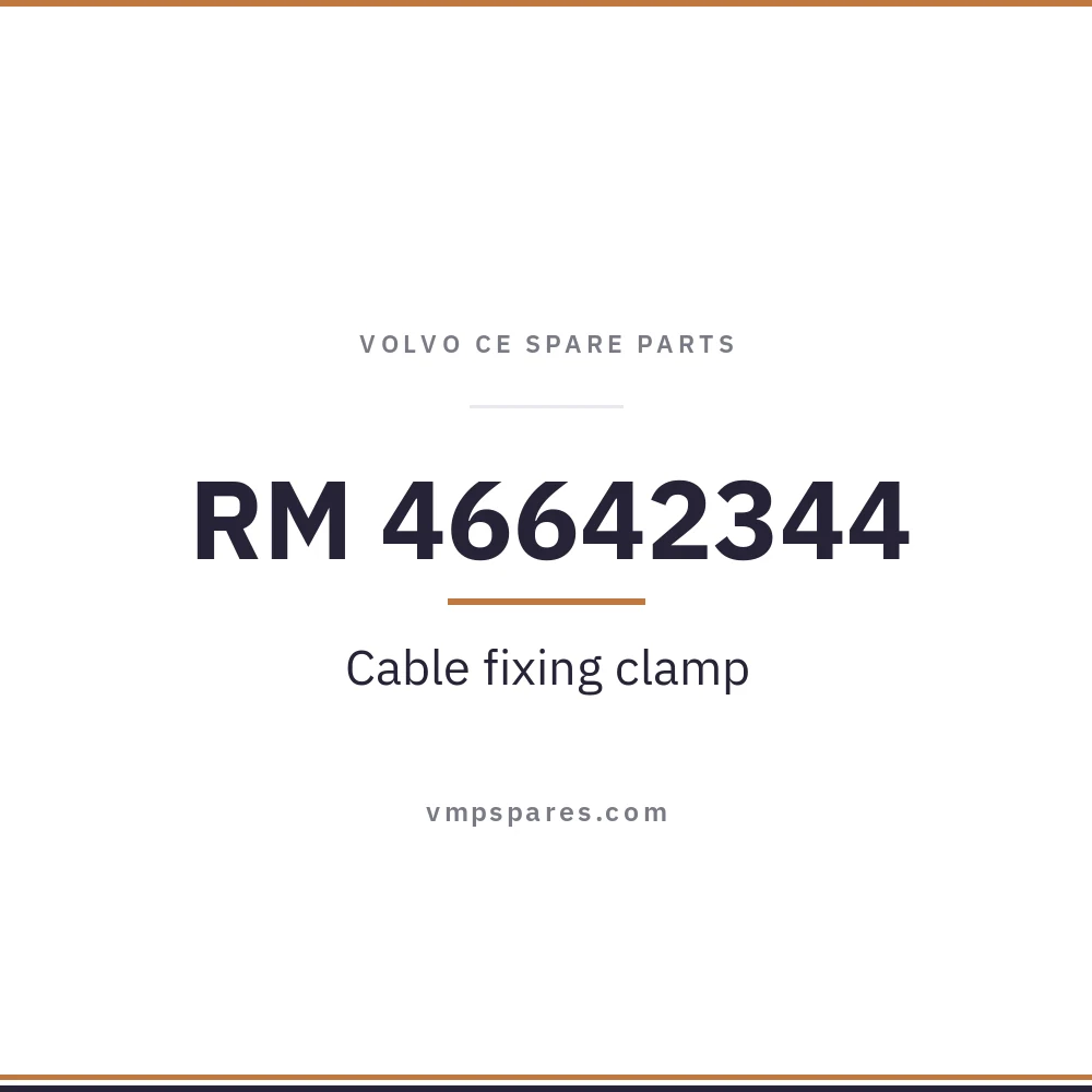 RM 46642344 – Cable fixing clamp