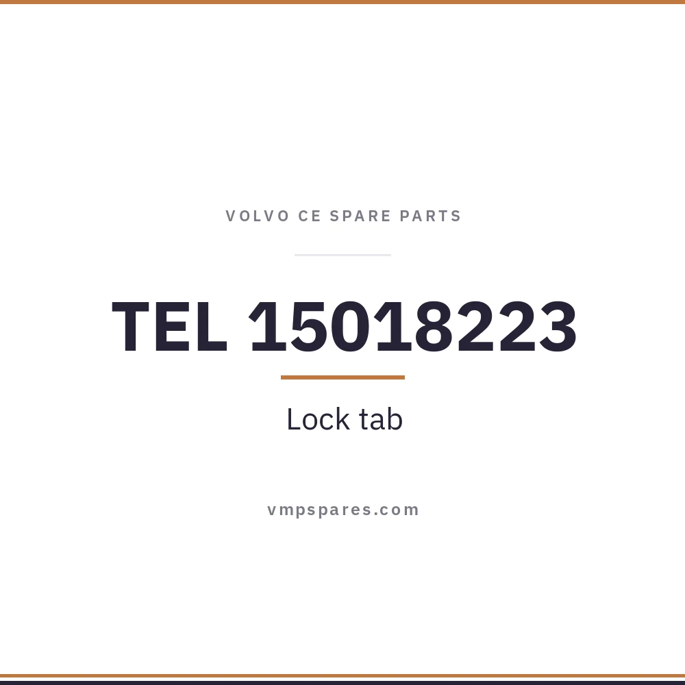 TEL 15018223 – Lock tab